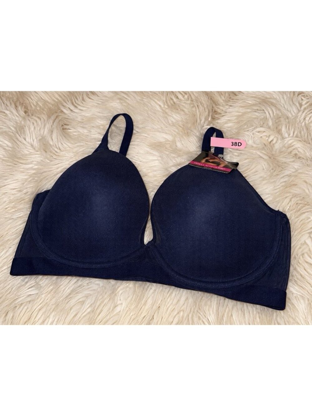 Maidenform Lightweight Mesh Demi Bra Lined UW Womens 38D Blue SN9300 New